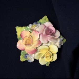 Vintage Artone made in England bone china pin